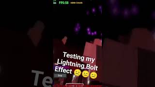Roblox Studio Showcase Testing Lightning Tunder Effect 😖☄️⚡💥⚡ #roblox #robloxstudio #showcase