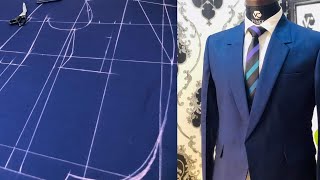 HOW TO DRAFT A SUIT (how to cut and sew suit)