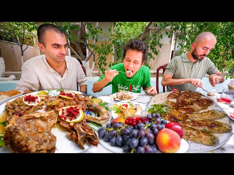 EXTREME Street Food in Azerbaijan!! KING OF KEBABS + Local Food in Baku, Azerbaijan!