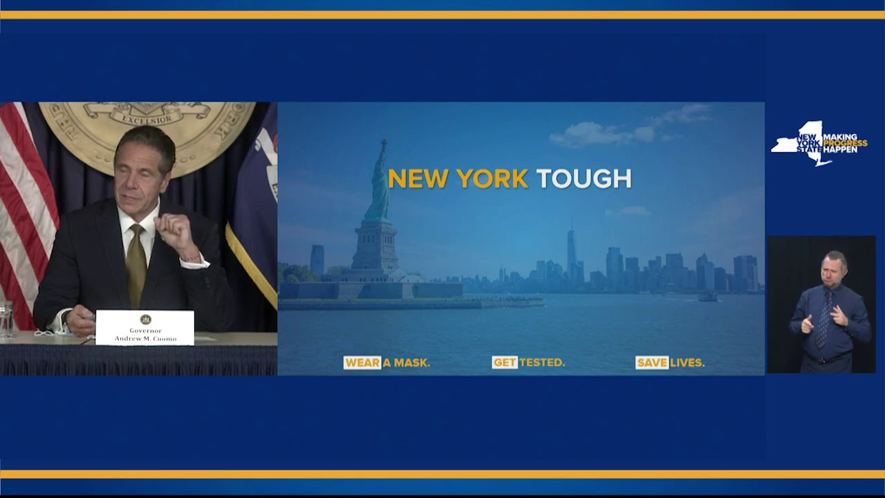 Governor Cuomo Updates New Yorkers on Sate's Progress During COVID-19 Pandemic