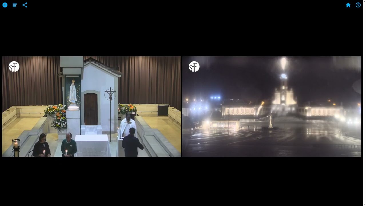 Procissão das velas na Capelinha das Aparições de Fátima | 10 February 2026