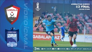Azərbaycan Kuboku 2023/2024 yarımfinal cavab oyunu "Qəbələ" 0-2 "Zirə"