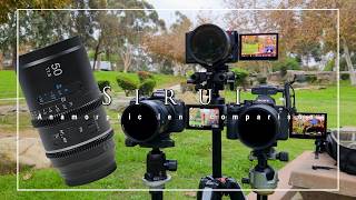 Sirui Anamorphic Lens comparison - AF/M - 40mm on the ZR, Astra 50mm on the Sony a7R VI, 35mm on R50
