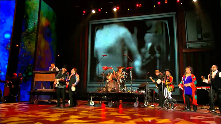 The Rascals performing at the Tony Awards