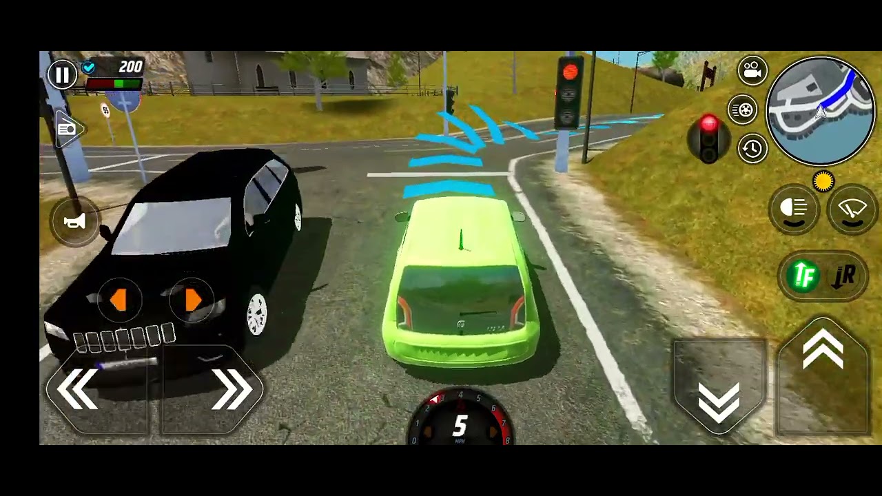 How to drive a car carefully? Car driving school simulator lesson 94 ...