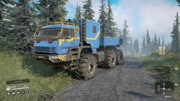 Snowrunner KAMAZ-6345 Arctic driven with Logitech g923 PIP (4k)