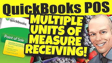 QuickBooks POS - Receiving Inventory With Multiple Units Of Measure
