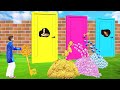 जादुई तीन दरवाजे Magical 3 Mystery Doors Challenge Funny Comedy Video Hindi Kahaniya Moral Stories