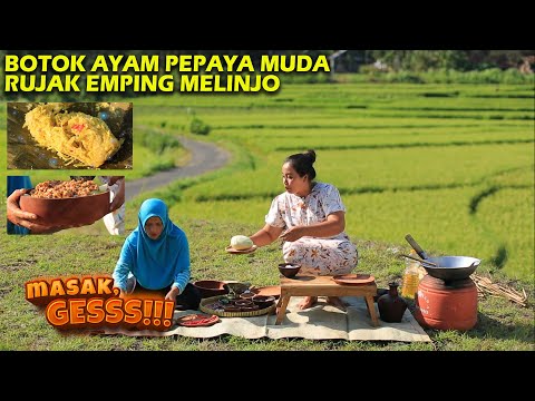 Rujak Emping Buatan Simbok Wiryo Sangat Membuat Lidah Bergoyang 