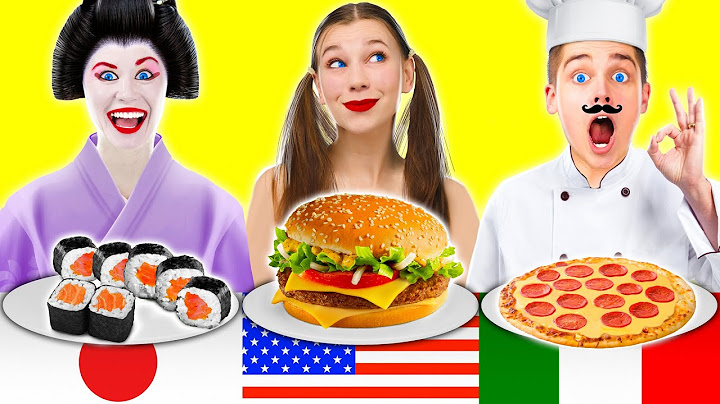 الغذاء من مختلف البلدان التحدي
