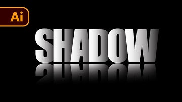 Text effect illustrator | Overlapping Text Effect With Reflection in Adobe Illustrator tutorial