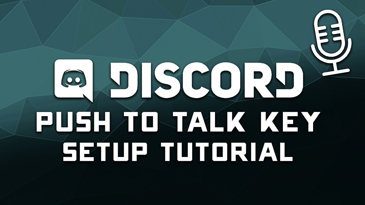 How To Setup A Discord Push To Talk Button