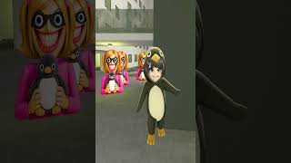 GuGu GaGa Penguin Playing Hide&Seek With Baldi Girl? #shorts