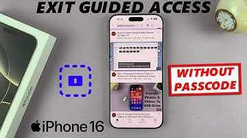 How To Exit Guided Access Without Passcode On iPhone 16 / 16 Pro
