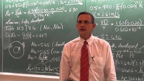 Lecture 34 (2013). 11.2 Overall heat transfer coefficient. Two heat exchanger examples.
