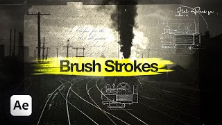 CUSTOM Vox Style Brush Strokes | Adobe After Effects