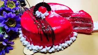 Strawberry Cake with all the tips for making the cake perfect | 2-Egg Cake | Perfect Strawberry C... screenshot 1