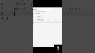 C Interview Question 🔥 Check Two Numbers Are Equal Using Bitwise XOR #shorts