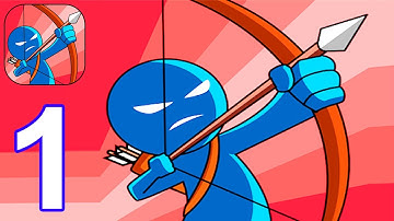 Archer Blast Stickman Castle Defense - Gameplay Part 1 Levels 1-17 (Android, iOS)