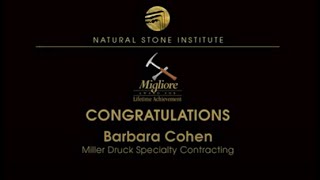 2020 Migliore Award for Lifetime Achievement: Barbara Cohen