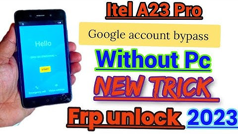 Itel A23 Pro FRP Bypass Without PC |Itel L5006C Google Account Bypass Without PC Latest Method