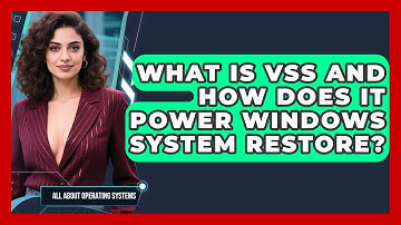 What Is VSS And How Does It Power Windows System Restore? - All About Operating Systems