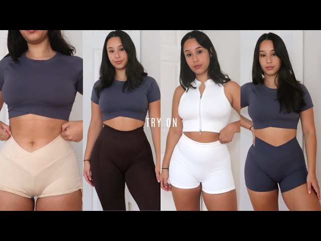 The BEST & CHEAPEST Alphalete Amplify DUPE Leggings + Workout Sets   Try-on Haul