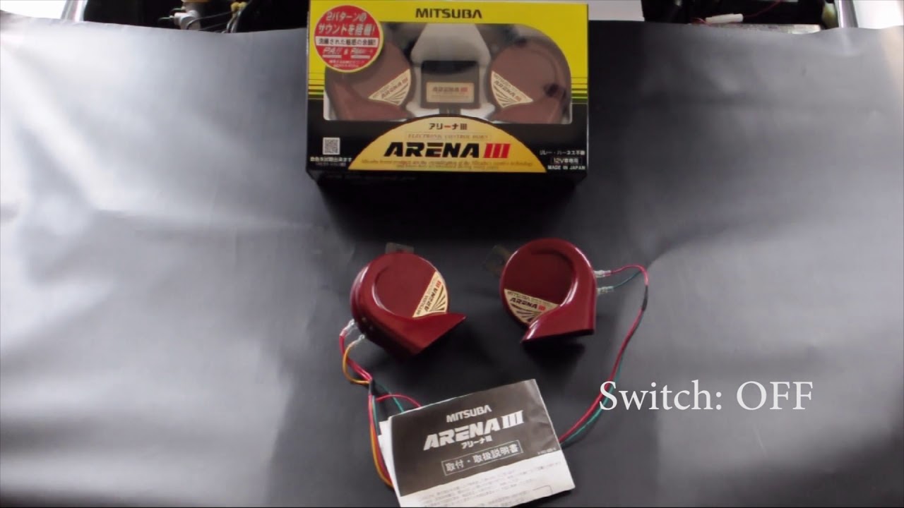 Mitsuba Arena III Electronic Control Horn Original Japan