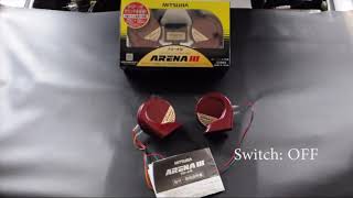 Mitsuba Arena III Electronic Control Horn Original Japan Klakson Mobil