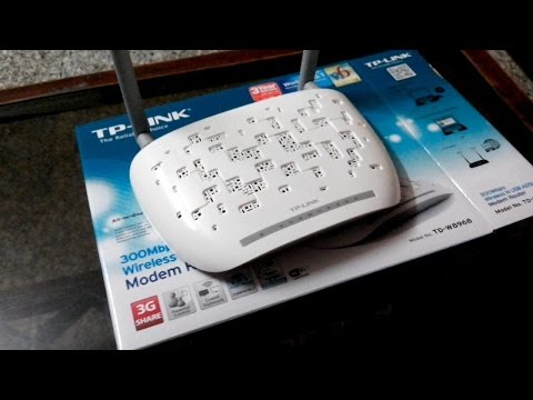 Обзор ADSL модем маршрутизатор TP Link TD W8968