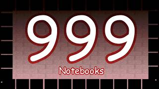 The 999 Notebooks Challenge