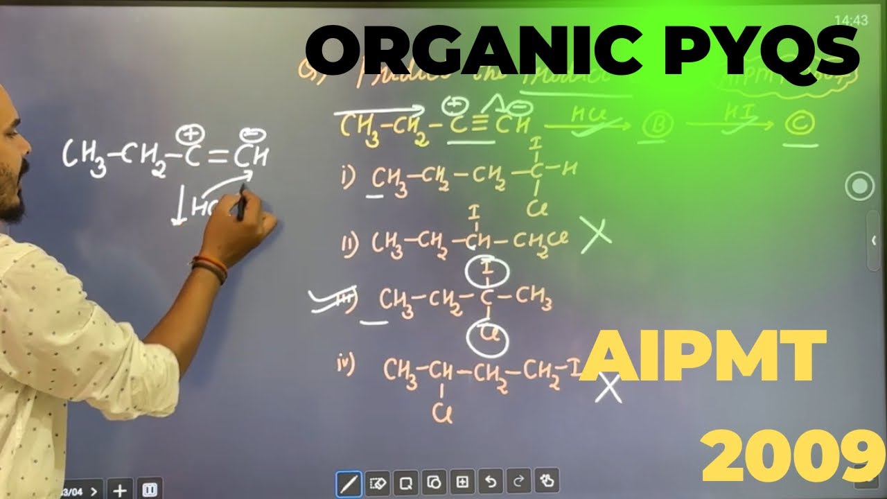PYQS AIPMT 2009 || Organic Chemistry | E.A.R| Dheeraj sir | PCB CORNER ...