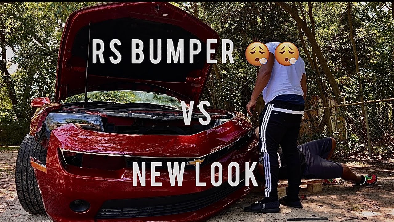 5th Gen Camaro Rs gets a half ZL1 1LE Transformation Bumper !! **Insane ...