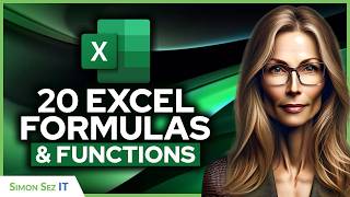20 Excel Formulas and Functions to Master in 2024 - Excel Formulas and Functions Training Tutorial