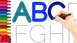 English Alphabet in Colors with Funny Illustrations