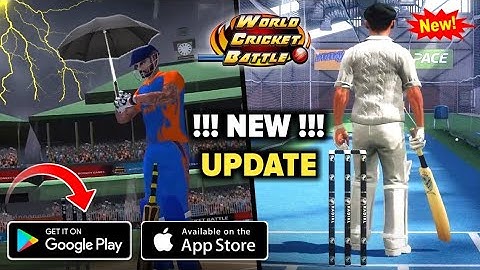 BIG Surprise! World Cricket Battle New Update 1.1.8 | Rain & D/L Method & Net Practice