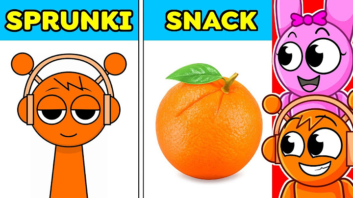 ALL SPRUNKIS FAVORITE FOODS!