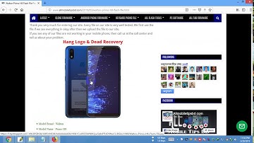 Walton Primo H8 Flash File MT6739 8.1 FRP Hang Logo & Dead Recovery Care Firmware File