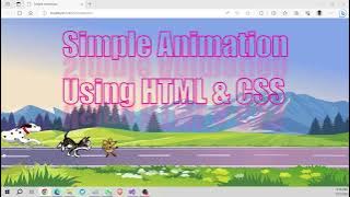 Amazing Running Animal Animation: 🐕🐱🐭Dog, Cat & Rat | HTML CSS 📝Tutorial | #coderbaba