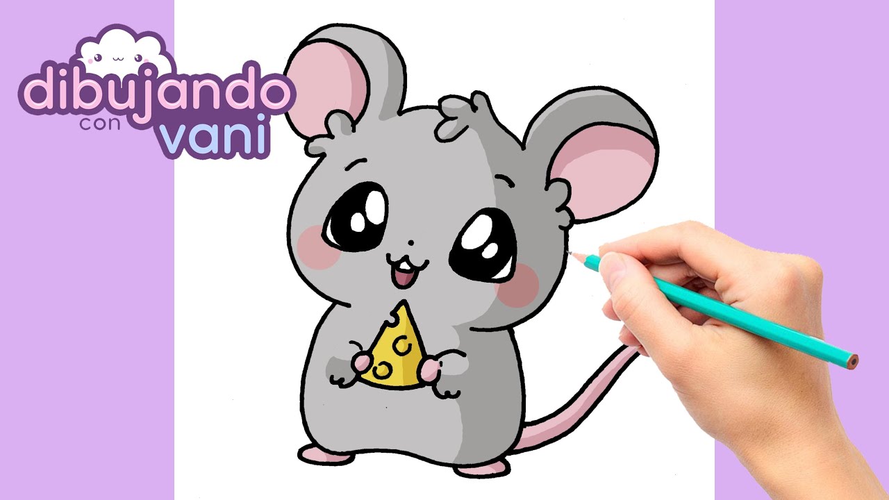 COMO DIBUJAR UNA RATON PASO A PASO - DIBUJOS PARA DIBUJAR - IMAGENES FACILES  KAWAII DE ANIMALES - thptnganamst.edu.vn