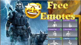 How to get Free Emotes in Call of duty Mobile | how to get free redeem code in cod mobile rewards