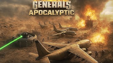 B3 Carpet Bomb vs 7 BOSS GLA - Command & Conquer Generals Apocalyptic