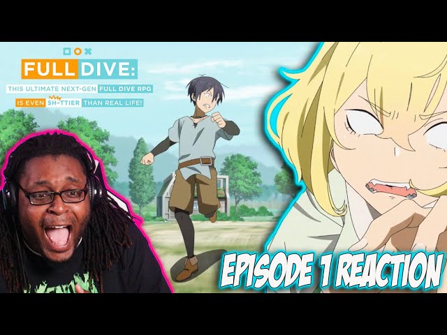 FULL DIVE EP 1 PATREON AYCHRISTNE ANIME REACTS #Shorts 