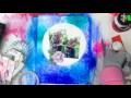 Scrapbooking Process Video ~ Oh Pretty ~ Mixed Media Tutorial  + + + INKIE QUILL