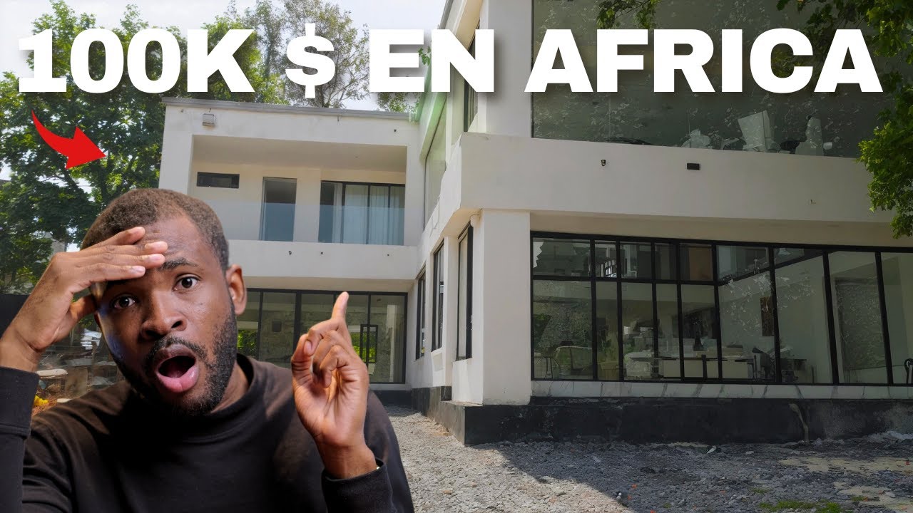 Incroyable. IL a Construit sa Villa de luxe dans un Village au fond de l'Afrique pour 100 000 $.