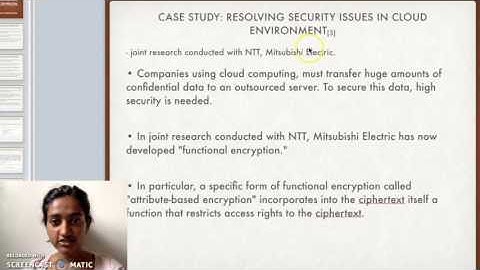 Functional Encryption- a cryptography technique