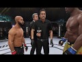 Demetrios Johnson vs. Francis Ngannou (EA sports UFC 3) - CPU vs. CPU - Crazy UFC 👊🤪