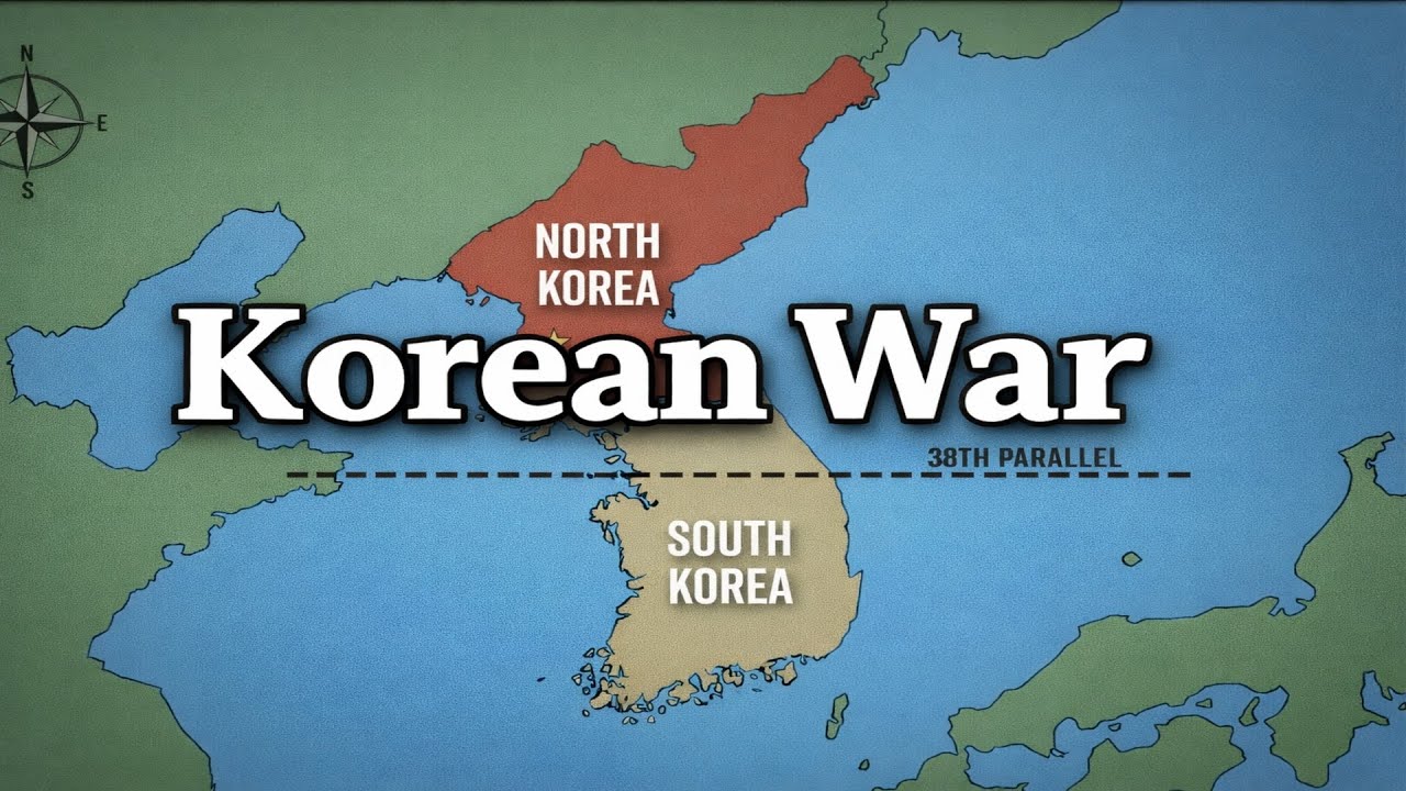 The Korean War from 1950 to 1953 in Four Minutes. - YouTube