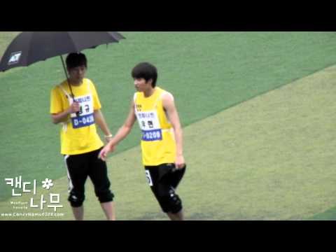 Fancam 120710 아이돌 스타 올림픽 INFINITE 우현 Focus (1:03)-1