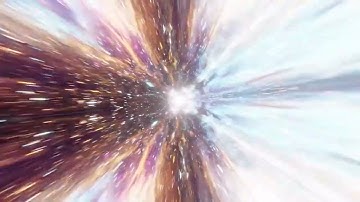 4K-HD - Worm Hole Effect - Animation of Stars Passing Through the Wormhole